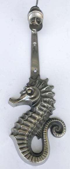 Pair of Seahorse Sconces by Guillemard