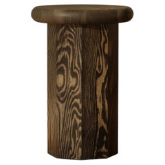 Sculptural Solid Wood Stool by Le Tenon & la Mortaise - STOP
