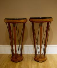 Pair of American 1940s Neo-Classical Pedestals