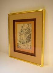 Emilio Terry Drawing of a Fountain in a Landscape from the 1930s