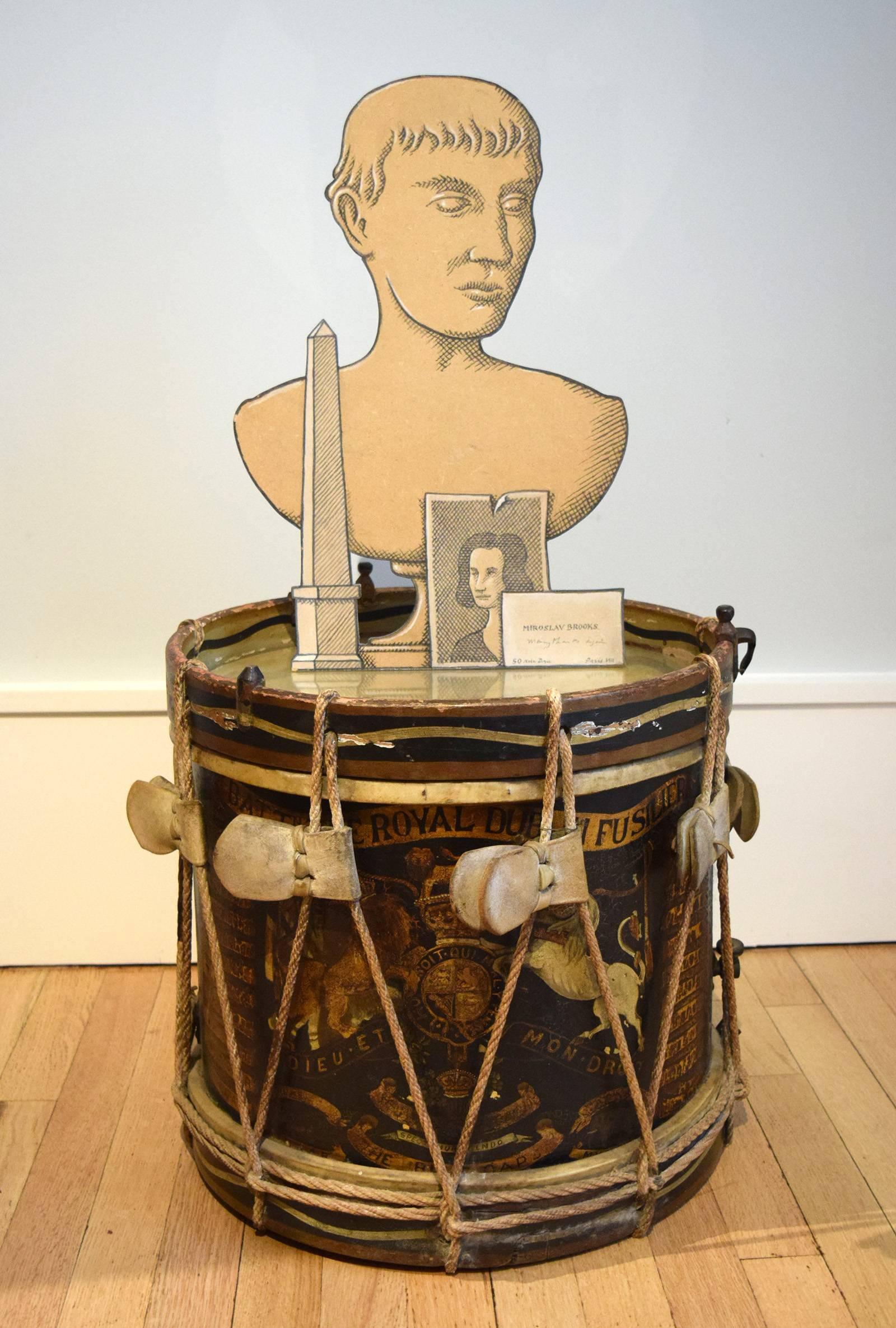 Peint Table à tambour britannique du XIXe siècle en vente