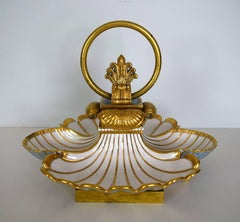 Magnificent Large Ormolu-Mounted Sèvres Porcelain Dish