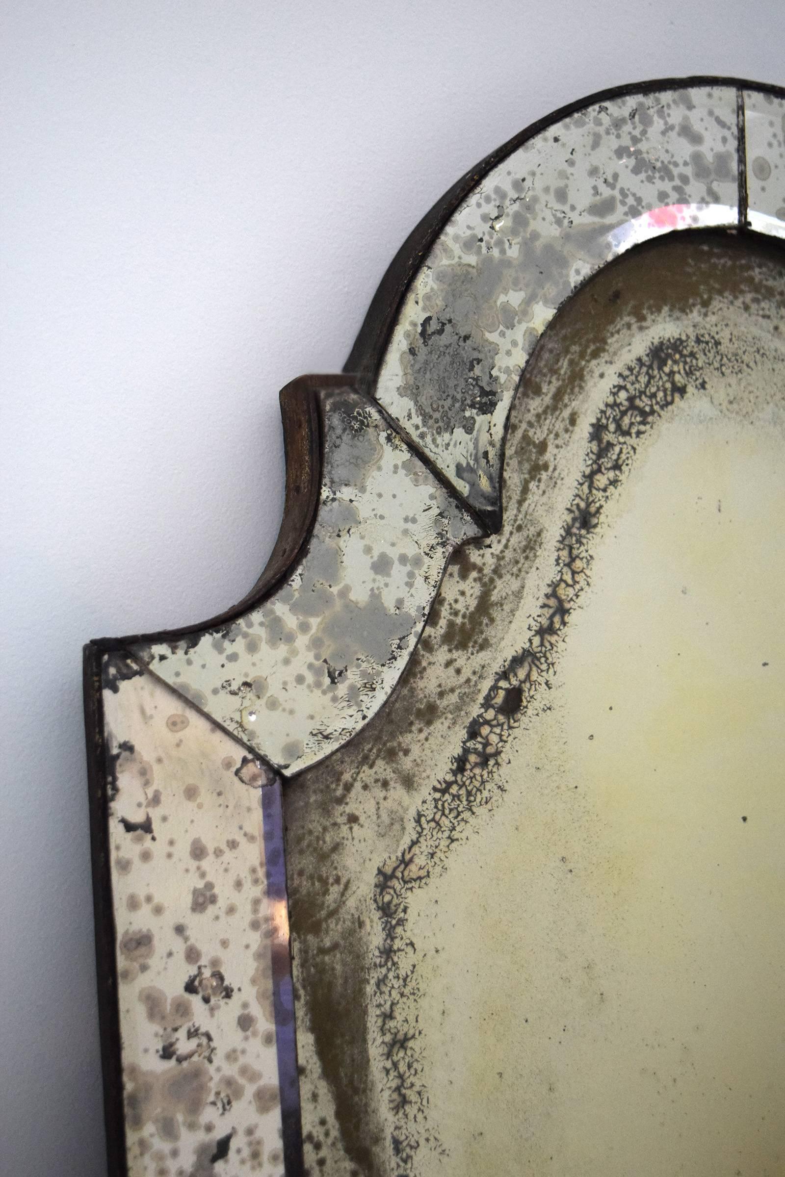 William and Mary Small 18th Century Continental Mirror
