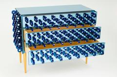Pair of Pitz small chests of drawers by Roberto Giulio Rida
