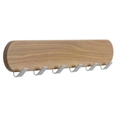Bar Coat Rack by Harkavy Furniture: White Oak & Powder Coated Steel