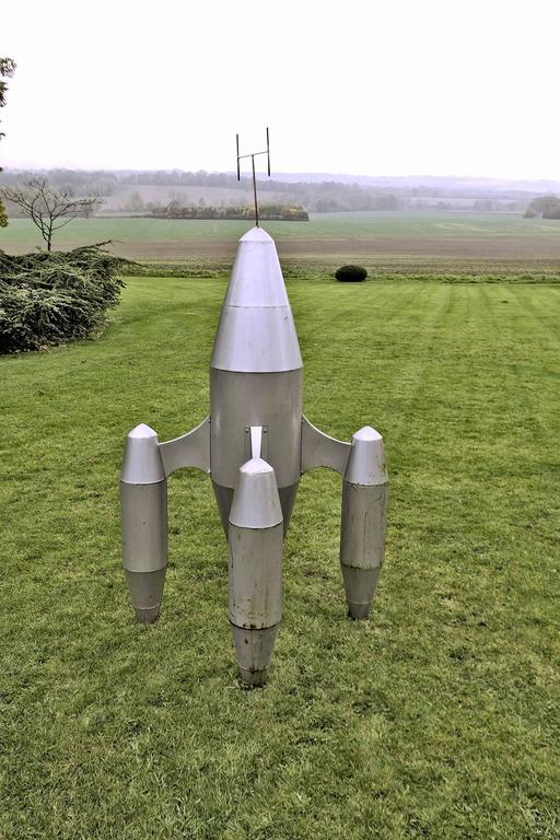 Vintage LargeScale Model Rocket Dan Dare Era at 1stdibs