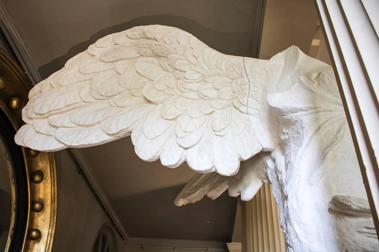 Plaster cast of The Winged Victory of Samothrace (also know as The Winged Nike) after Parisian marble original on display at the Louvre, Paris,

Early 20th century, Private Paris Studio.

Although the original creator of Nike is unknown, H. W.