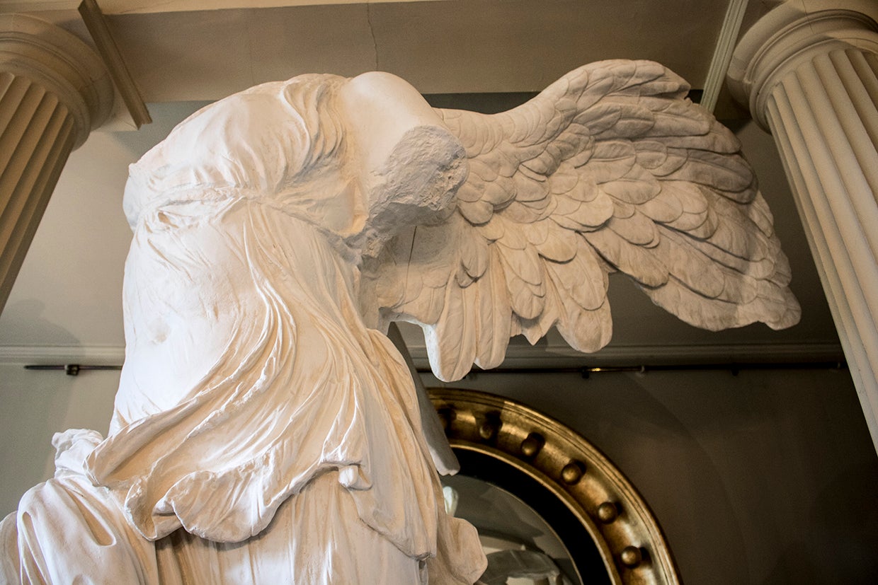 Rare 20th Century Monumental Plaster Nike Statue, Winged Victory of  Samothrace For Sale at 1stDibs