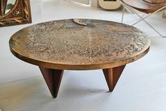 Brutalist Sculptural Coffee Table Attributed to Silas Seandel