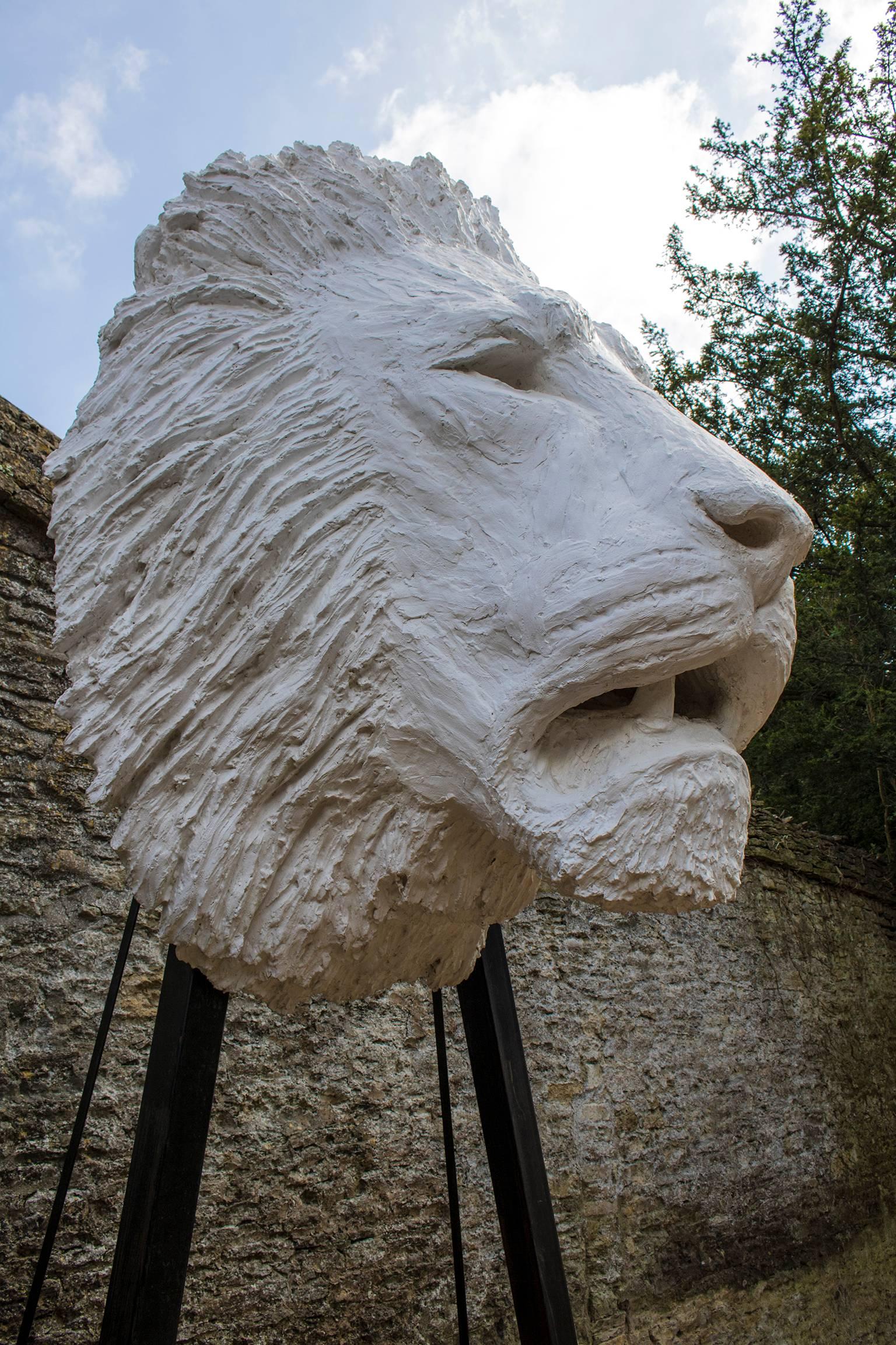 'Dawn Patrol' a White Marble Resin Sculpture by Bruce Little In Good Condition For Sale In Oxfordshire, GB