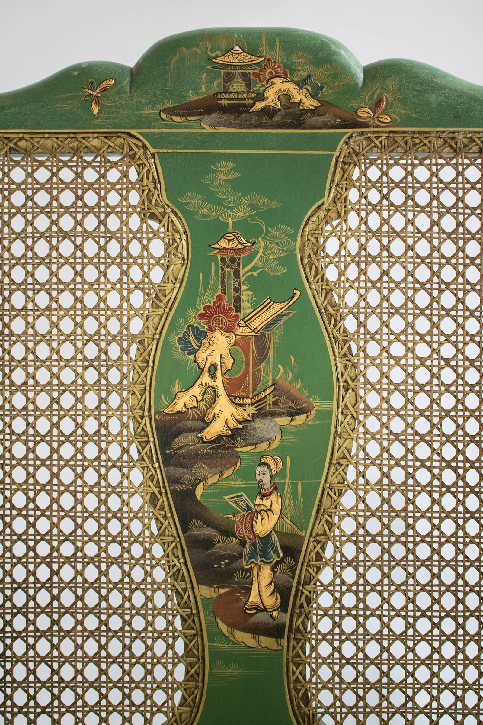 Early 20th Century Chinoiserie Bergère Suite 4