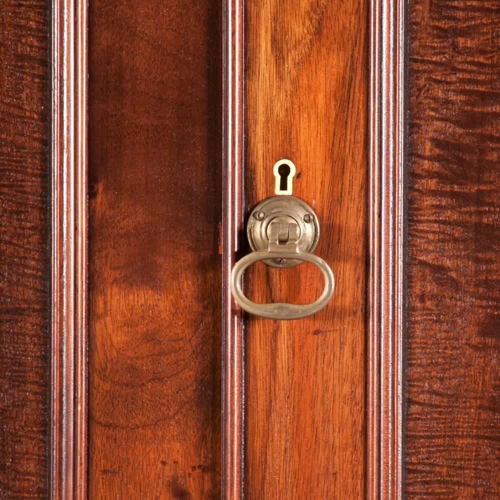 Mahogany Sheraton Linen Press For Sale