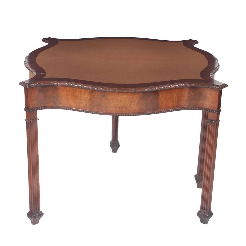 Chippendale Game Table In Good Condition For Sale In Lawrenceburg, TN