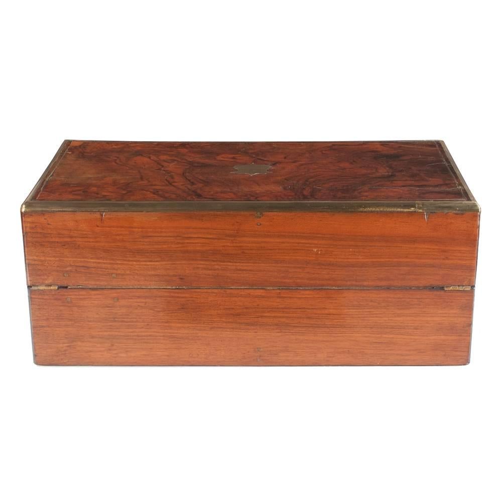 Antique English Lap Desk For Sale 1