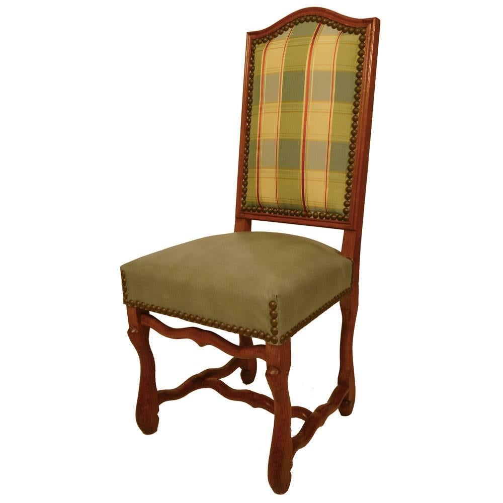S/8 Country French Dining Chairs In Good Condition For Sale In Lawrenceburg, TN