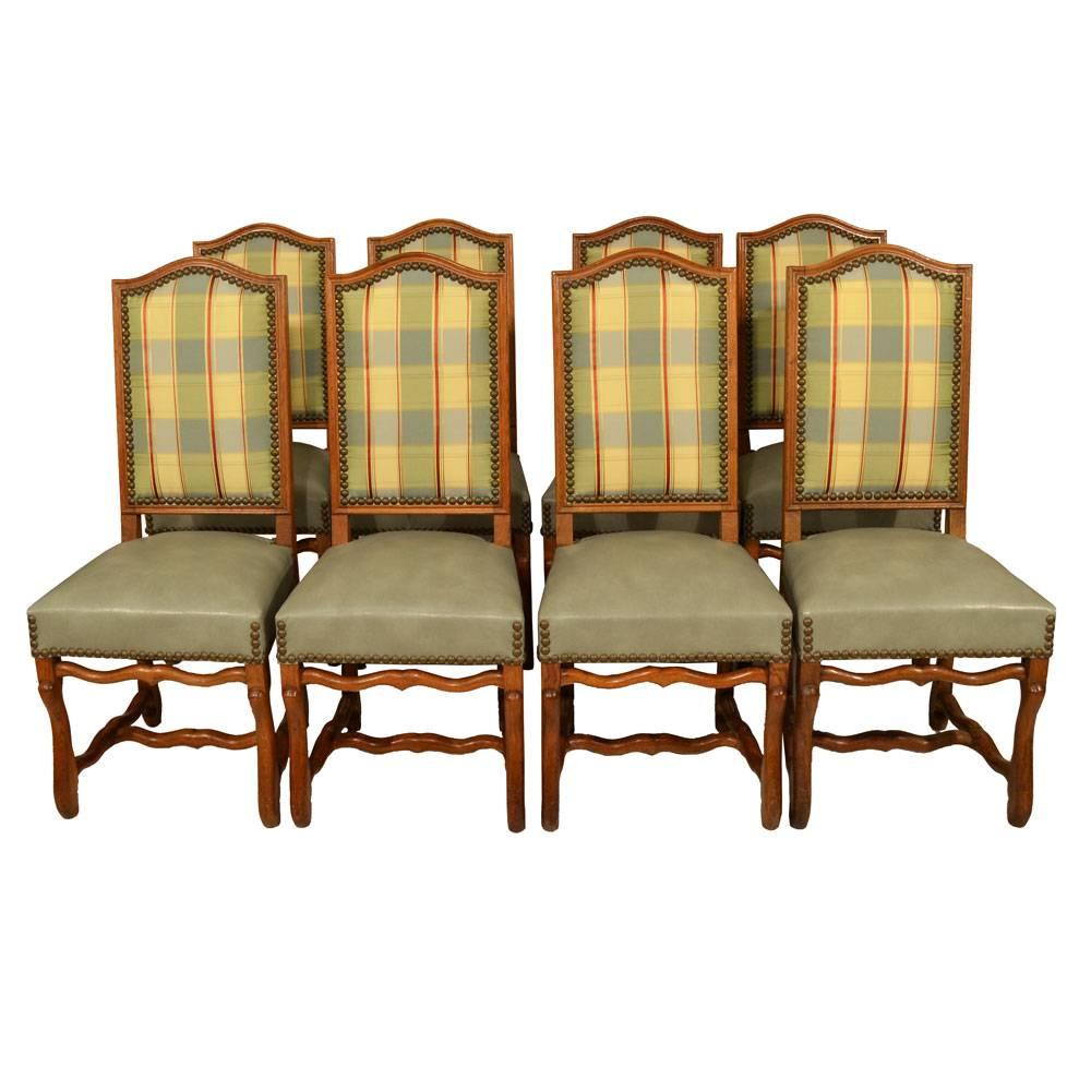 S/8 Country French Dining Chairs For Sale