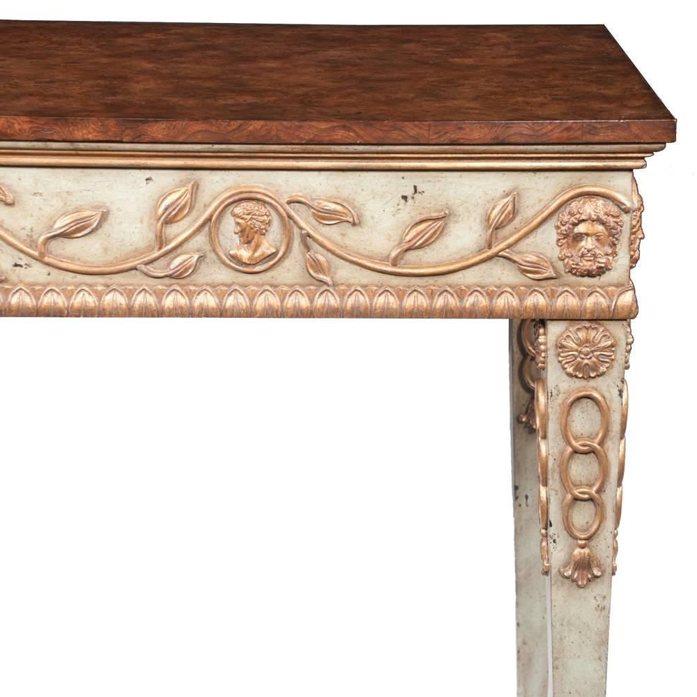 20th Century Louis XVI Maitland Smith Console Table For Sale