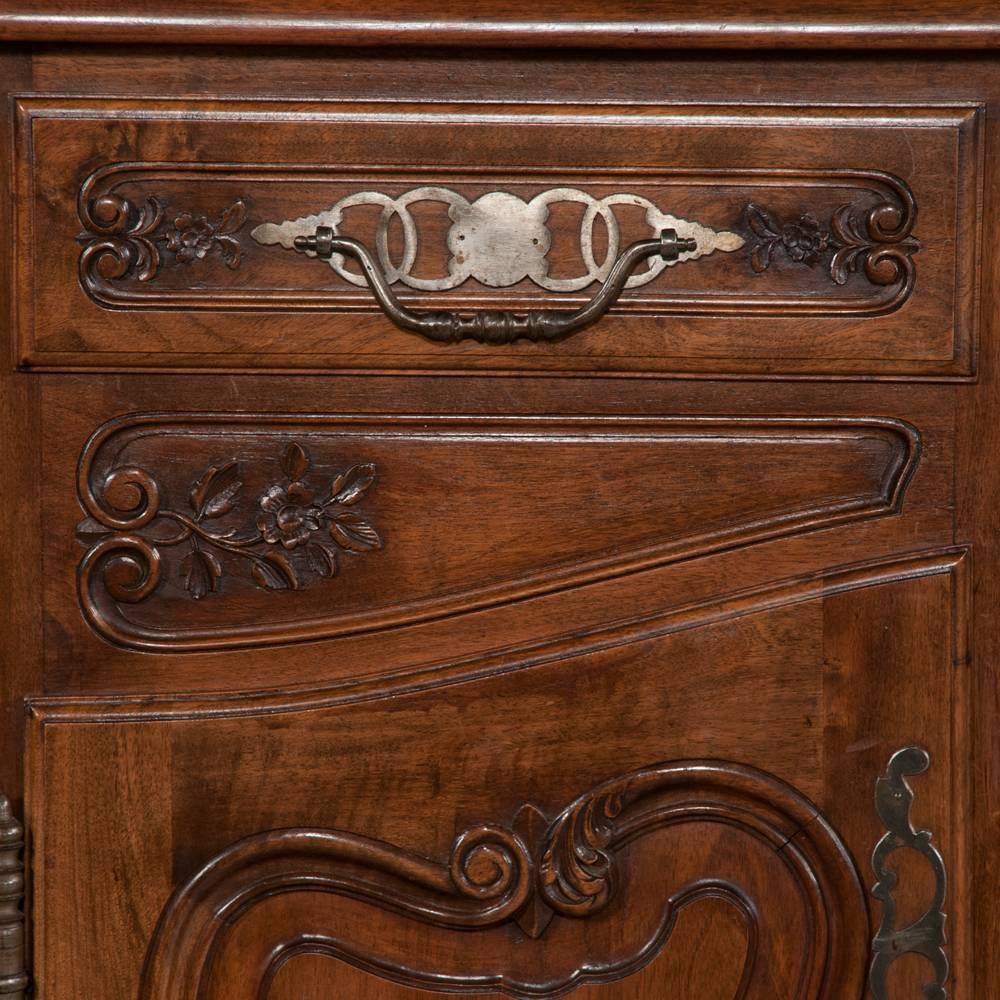 Country French Walnut Buffet For Sale 2