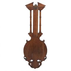 English Oak Barometer