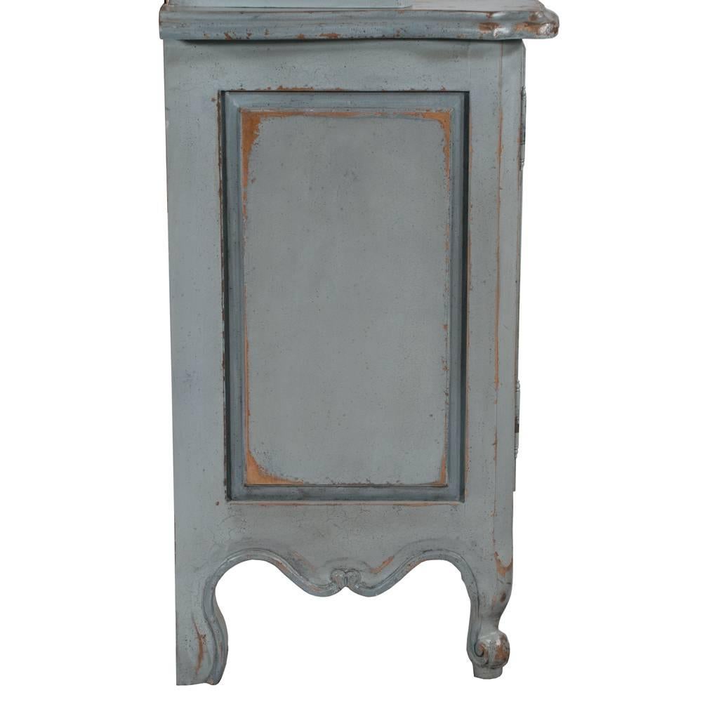 Country French Two-Part Cabinet For Sale 5