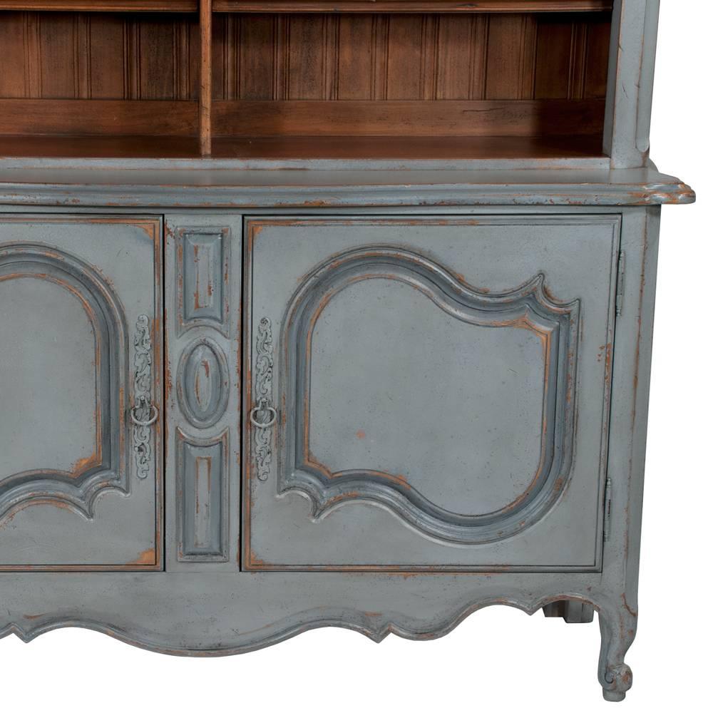 Country French Two-Part Cabinet For Sale 6