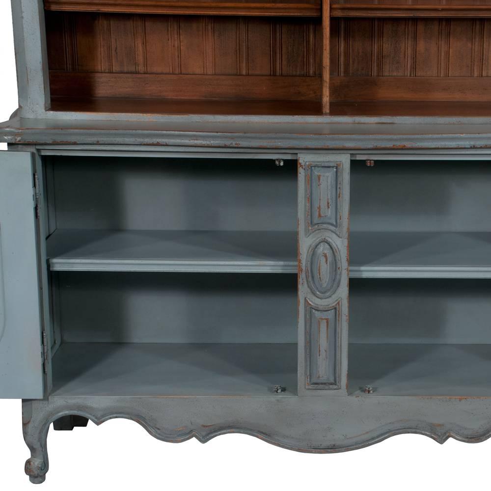 Country French Two-Part Cabinet For Sale 4
