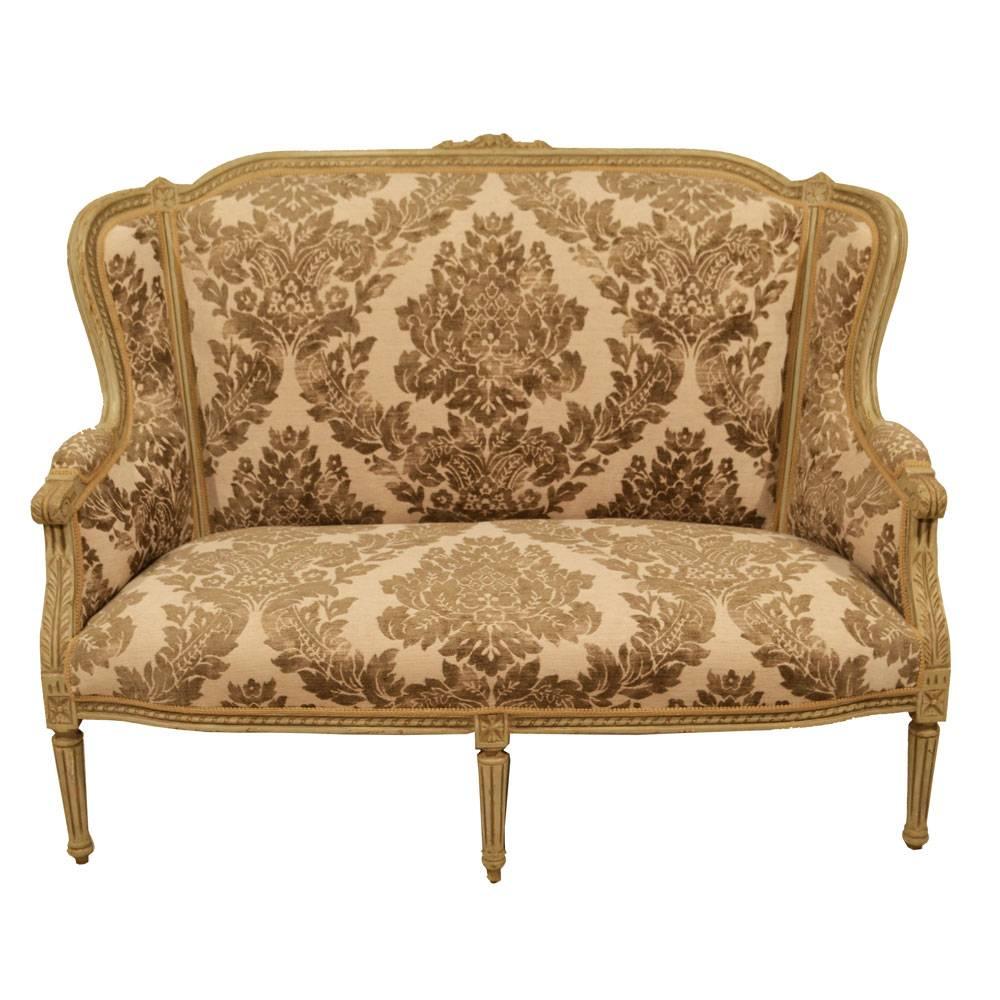 Louis XVI Winged Loveseat For Sale