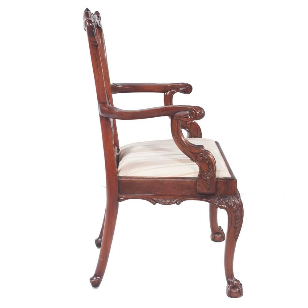 Chippendale Style Dining Chairs, S/8 3