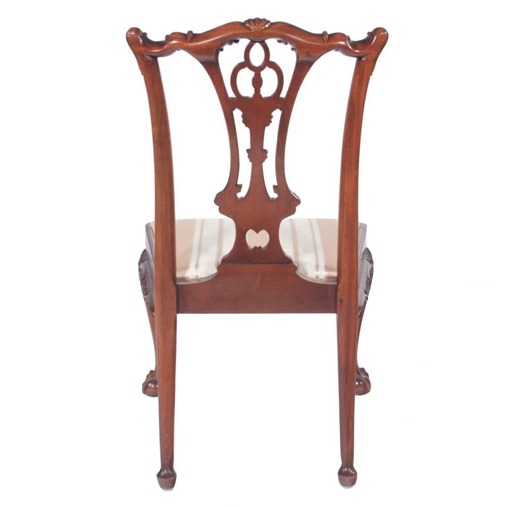 Chippendale Style Dining Chairs, S/8 5