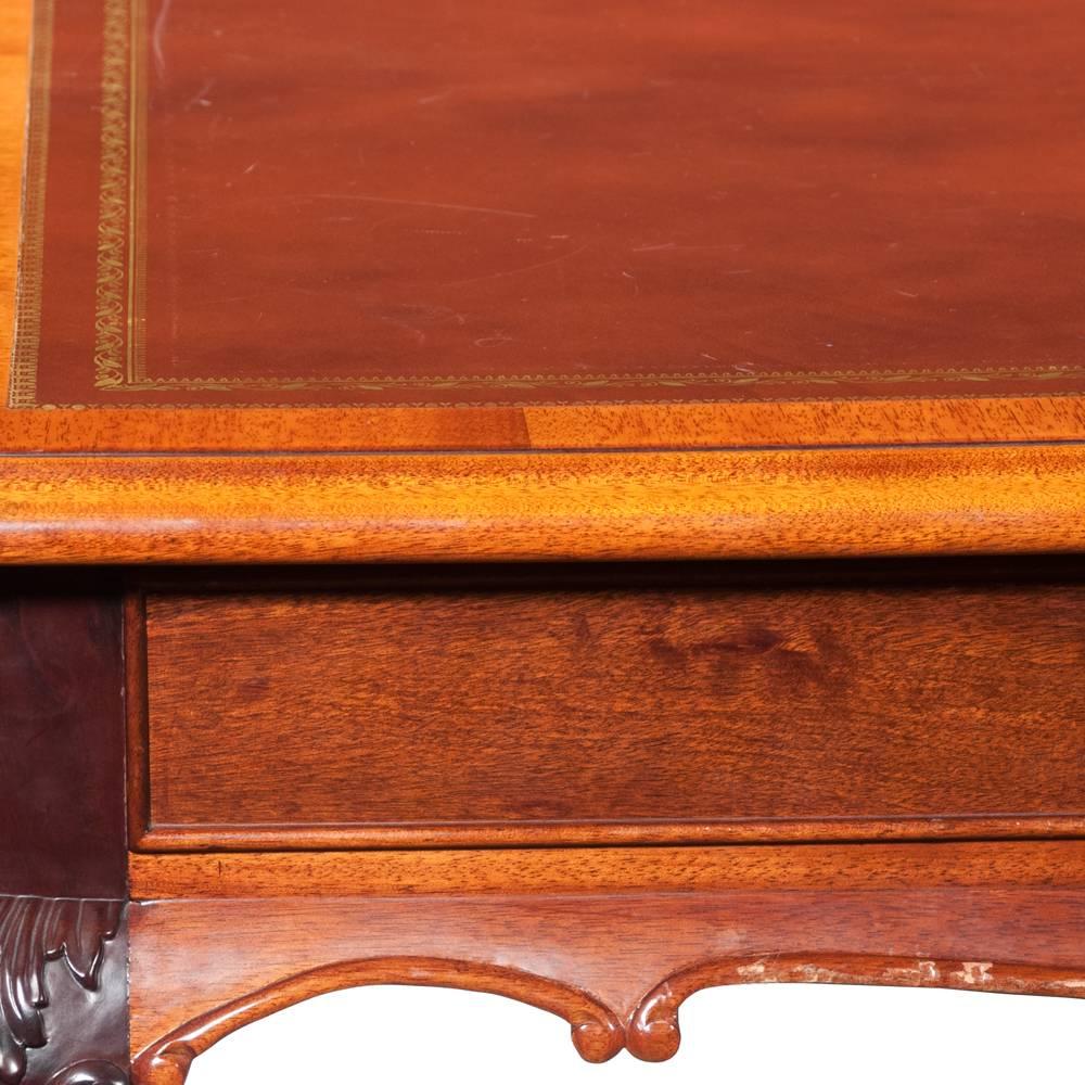 Chippendale Mahogany Conference Table For Sale 4