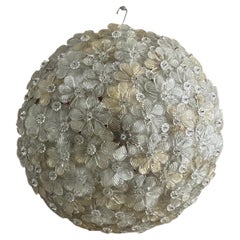 Original Vintage Flush mount Lamp attributed to Barovier & Toso, Murano, 1980s