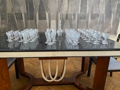Raro servizio da tavola in cristallo "Maria Theresia" di J. & L. Lobmeyr, 68 pezzi, Vienna