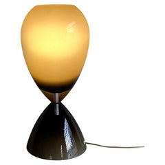 Brown Overlay „Dune” Murano Glass Table Lamp, Italy 20th century