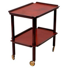 Hungarian Art Deco Tea Cart / Bar Cart by Gyula Julius Kaesz, 1930s