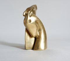 Mid-century "Embrace" bronze Horses Sculpture by Hélio Rodrigues, Brazil 1970s