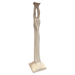 Mid Century Marble Figurative Sculpture Circa 1960s