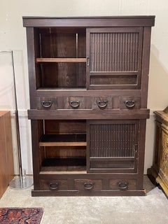 Antique Japanese Mizuya Kitchen Cabinet, Meiji Period