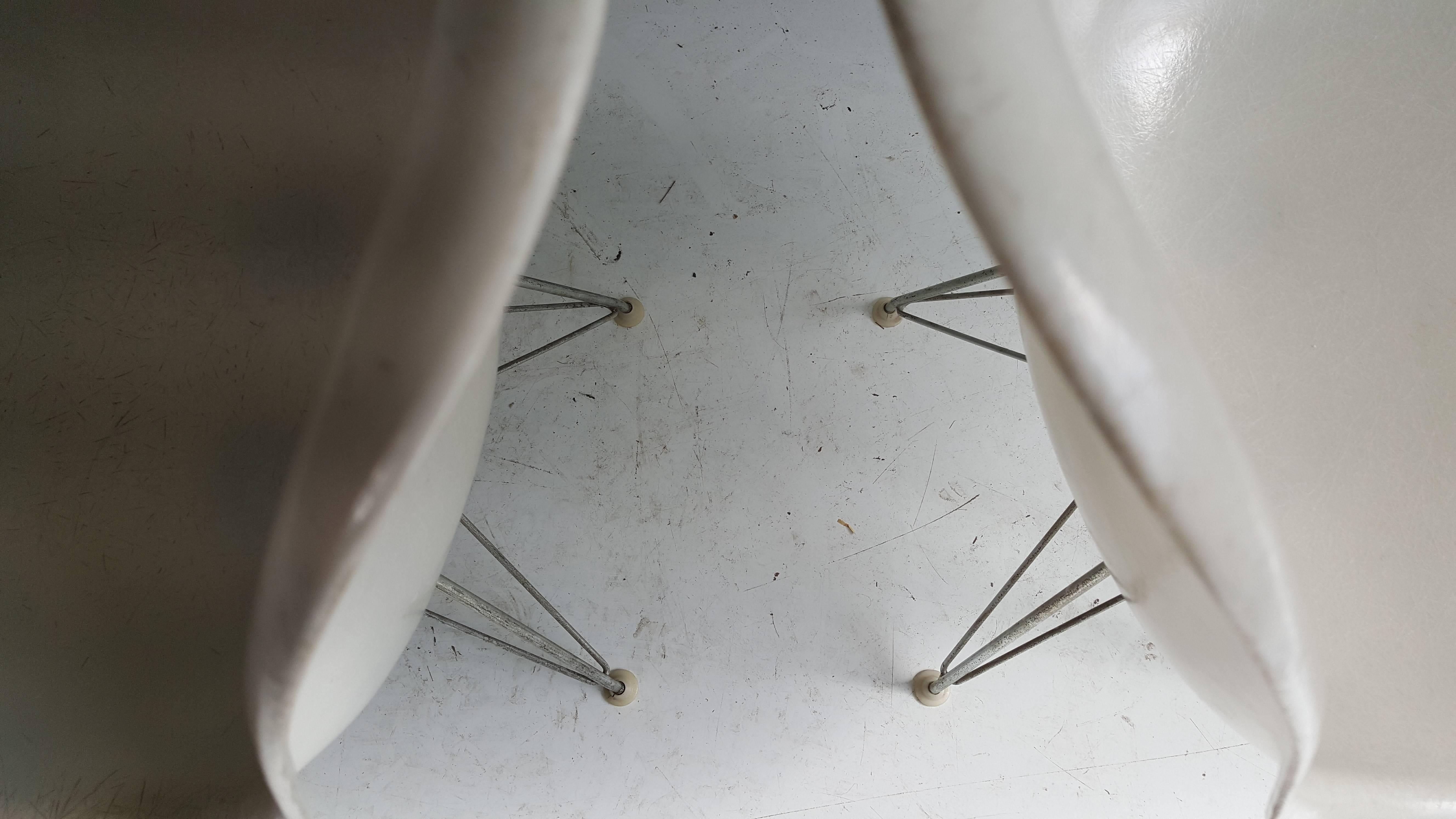 Eames Shell Chairs on Original Eiffel Bases 1950s In Good Condition In Buffalo, NY