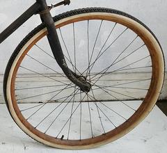 Classic Antique Wood Rim Bicycle, Elgin King, circa 1898