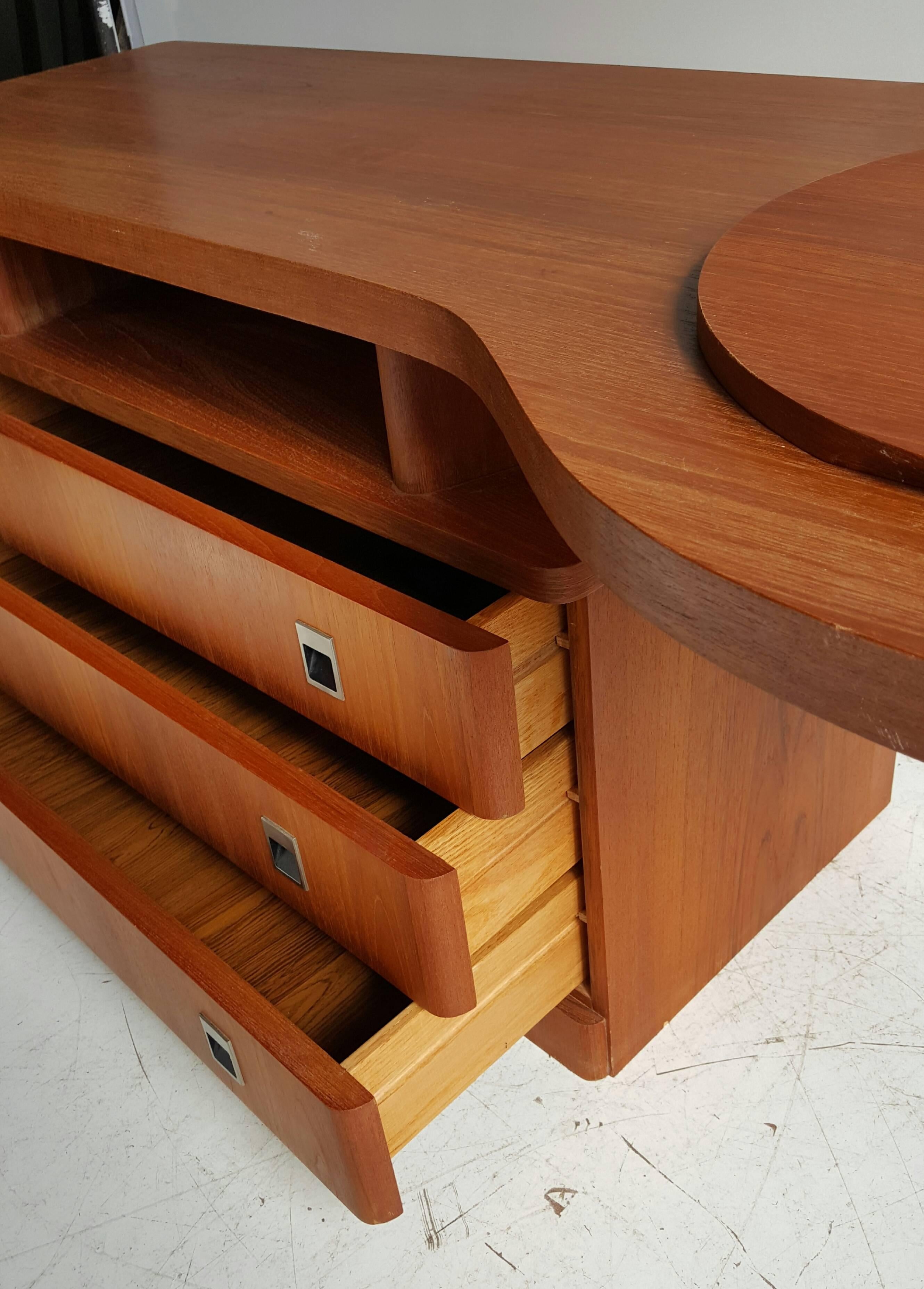 Mid-Century Modern Rare Teak Dresser / Vanity, Montreal's RS & Associates Furniture circa Expo 1967