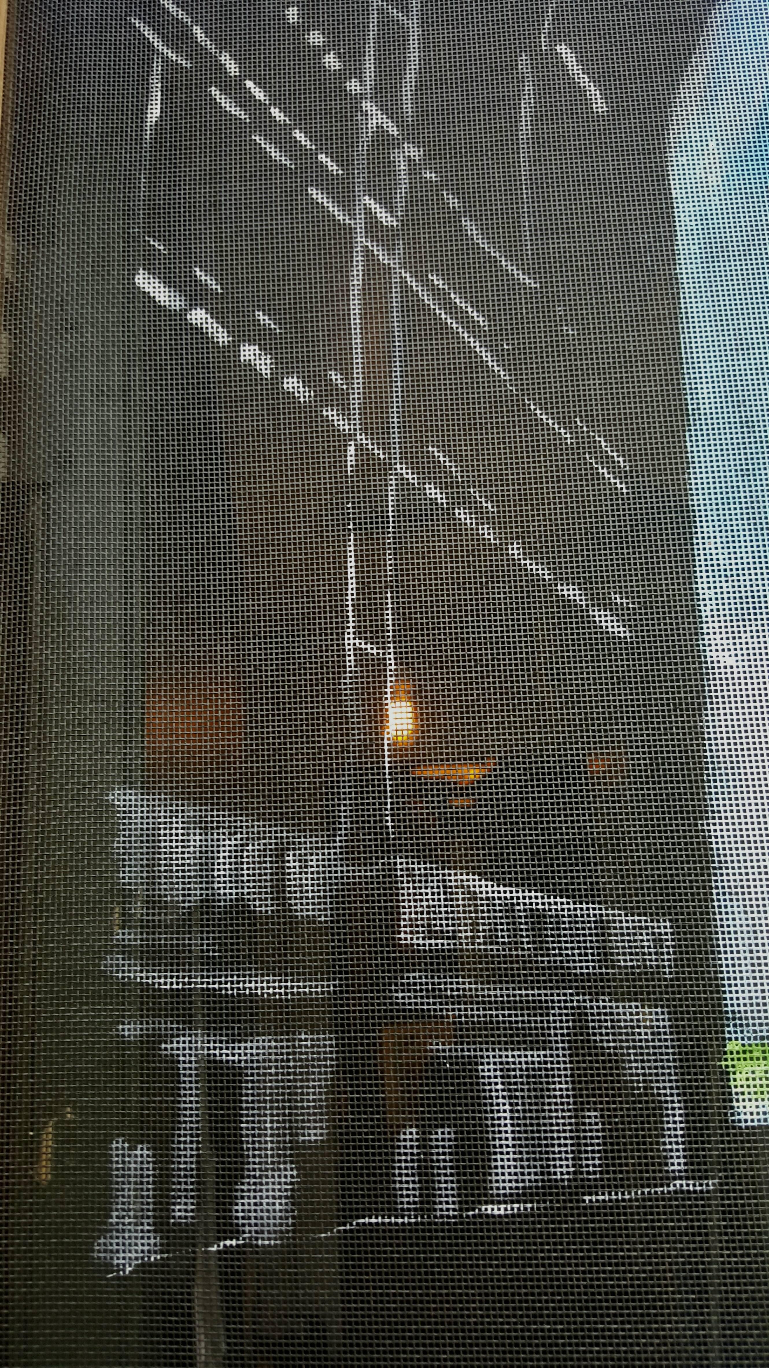 Métal Paravent pour porte peint à la main Art déco moderniste, art populaire contemporain, C.Moore en vente