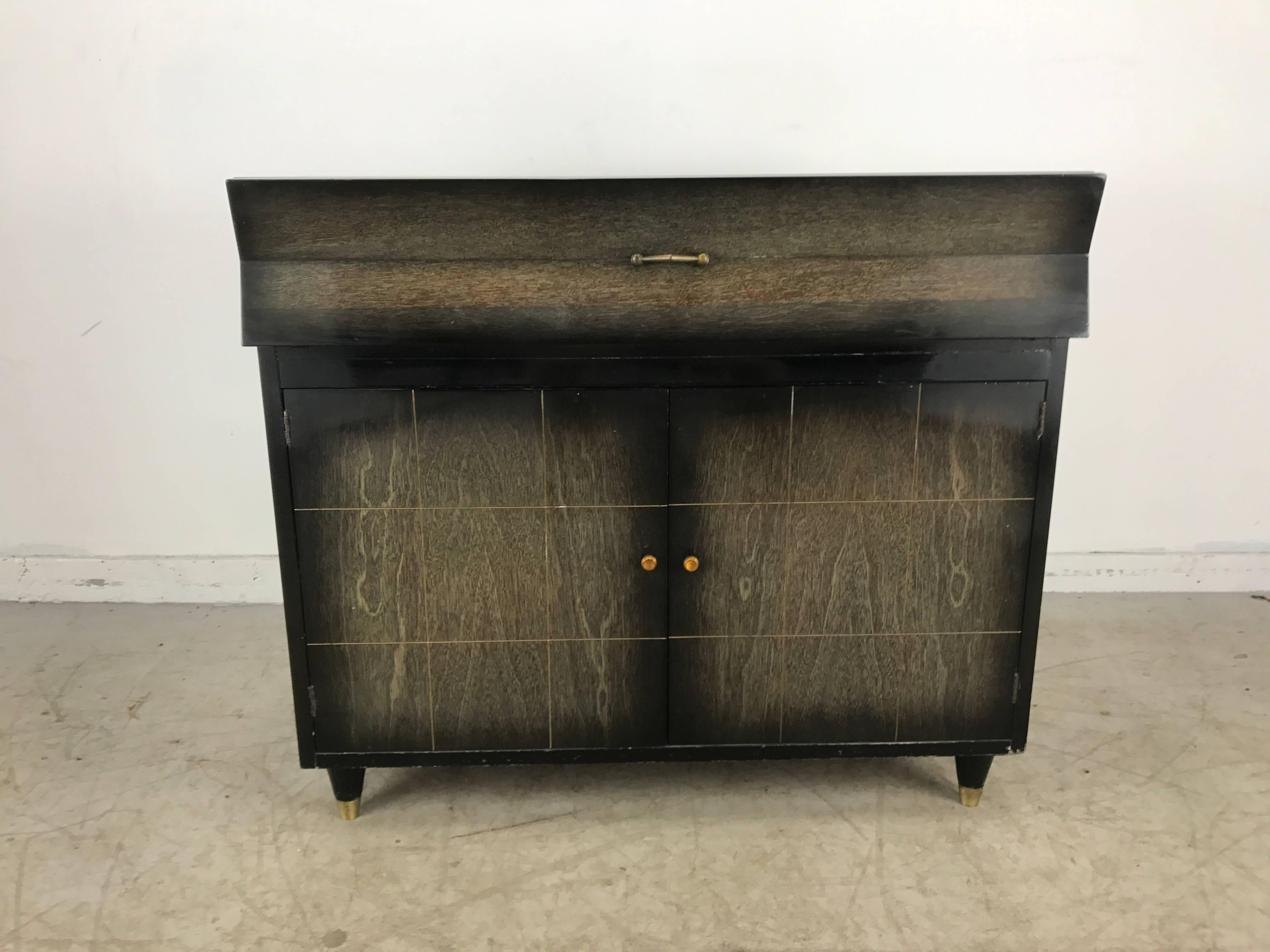 mid century dry bar
