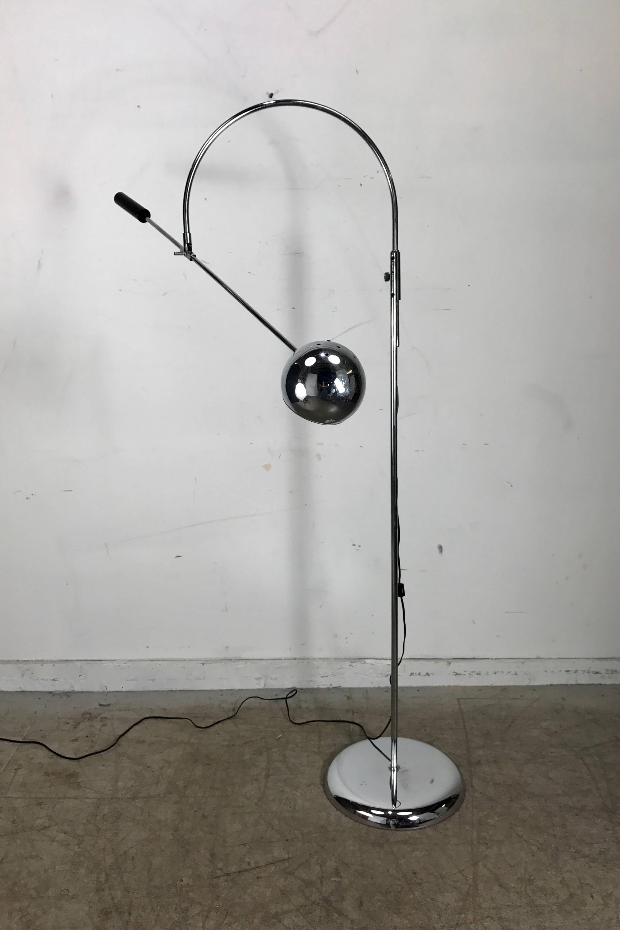 American Orbiter Floor Lamp by Robert Sonneman