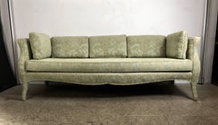 Unusual Sofa, Bombay Shape, Upholstered Legs, Baker Furniture