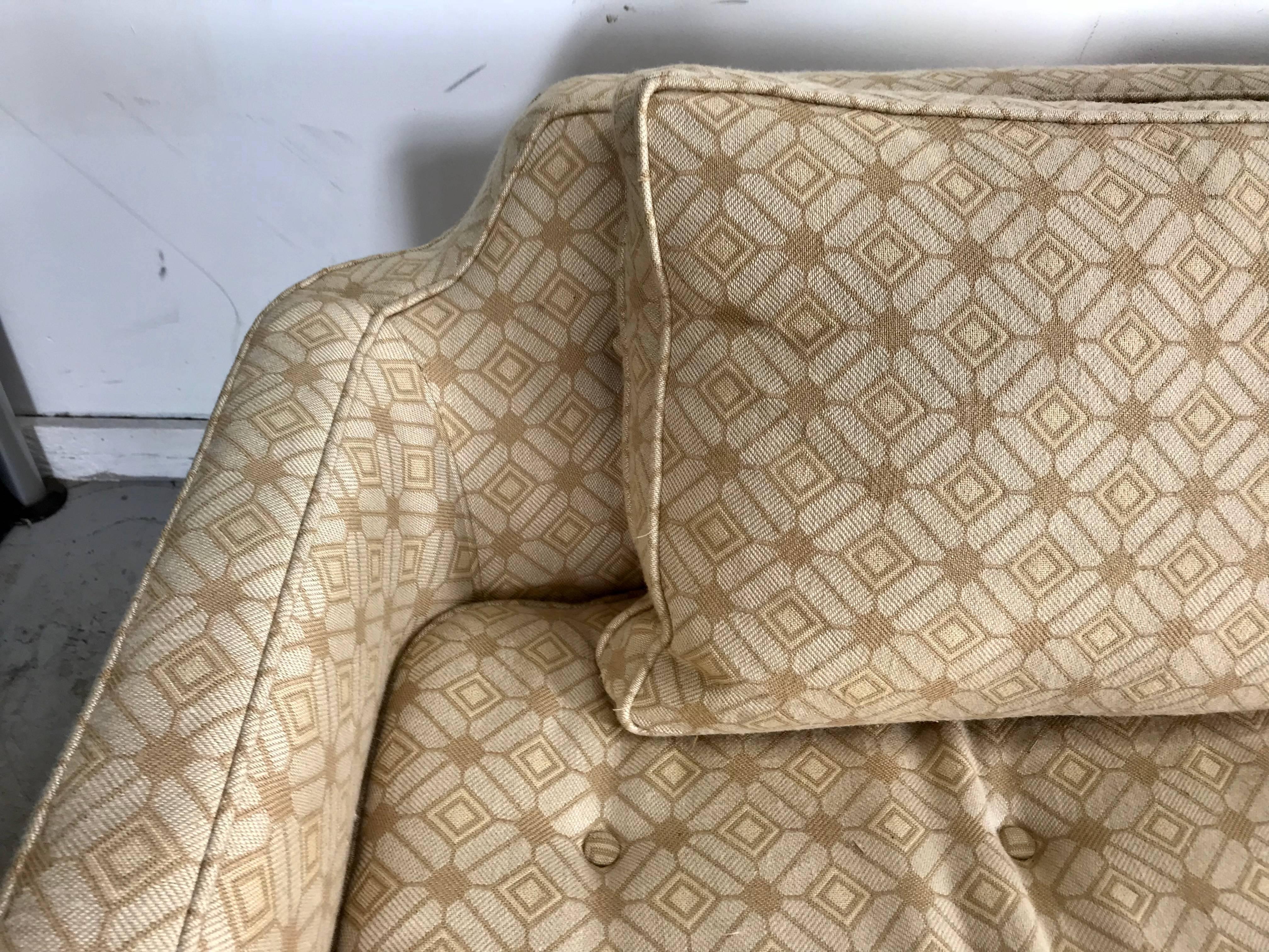 Fabric Modernist Sofa Designed by Edward Wormley for Dunbar