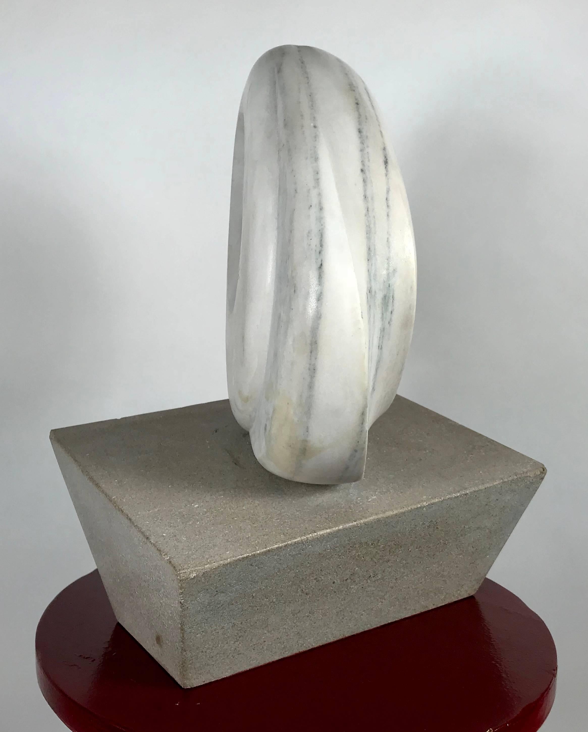 Sculpture moderniste en marbre et pierre de David F.Soule en vente 2