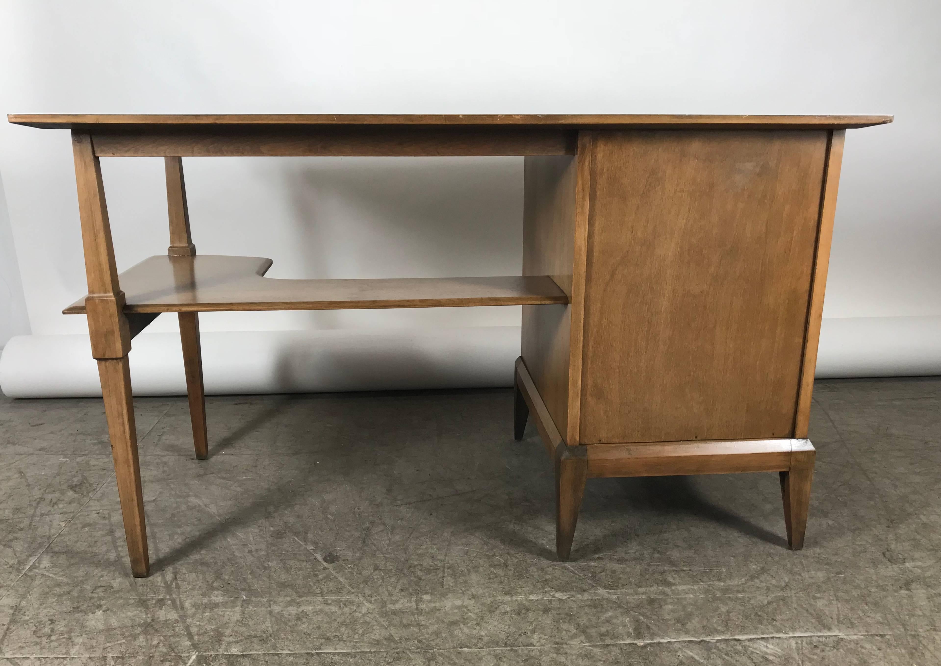 American Stylized Mid-Century Modern Desk by Heywood Wakefield
