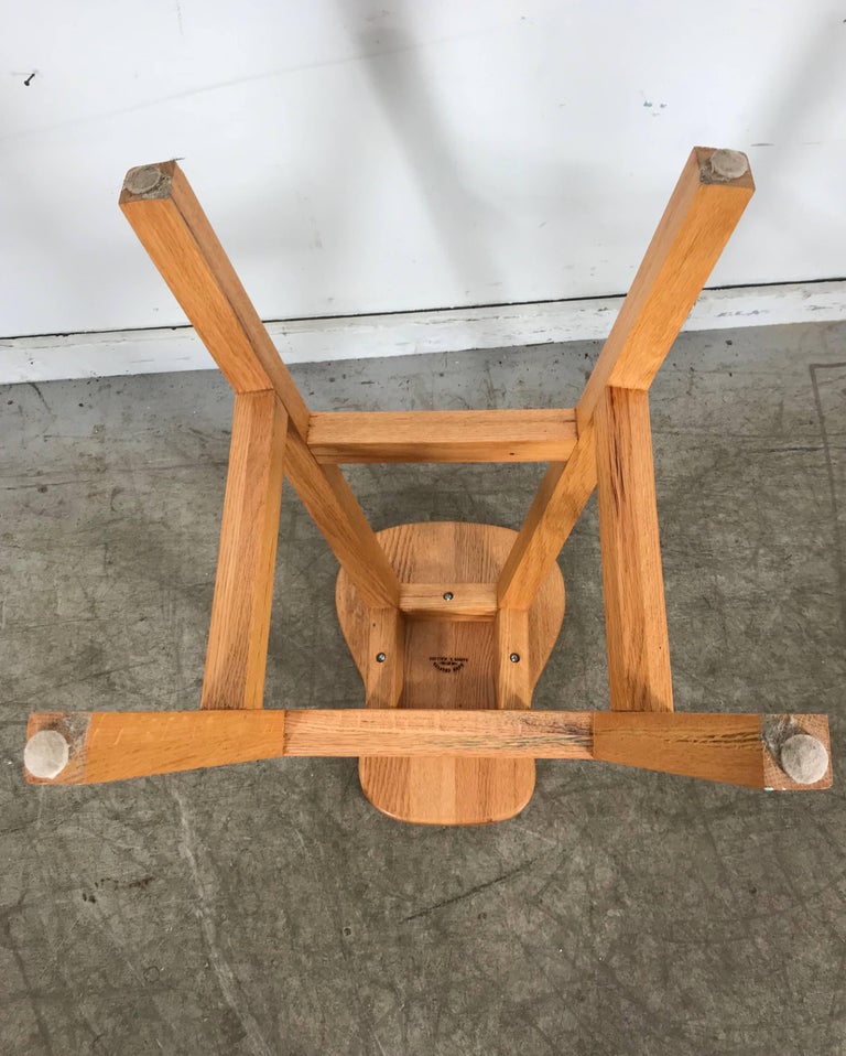 Hand Crafted Guitar Shape Inlaid Stool, Exotic Woods by Darrin S