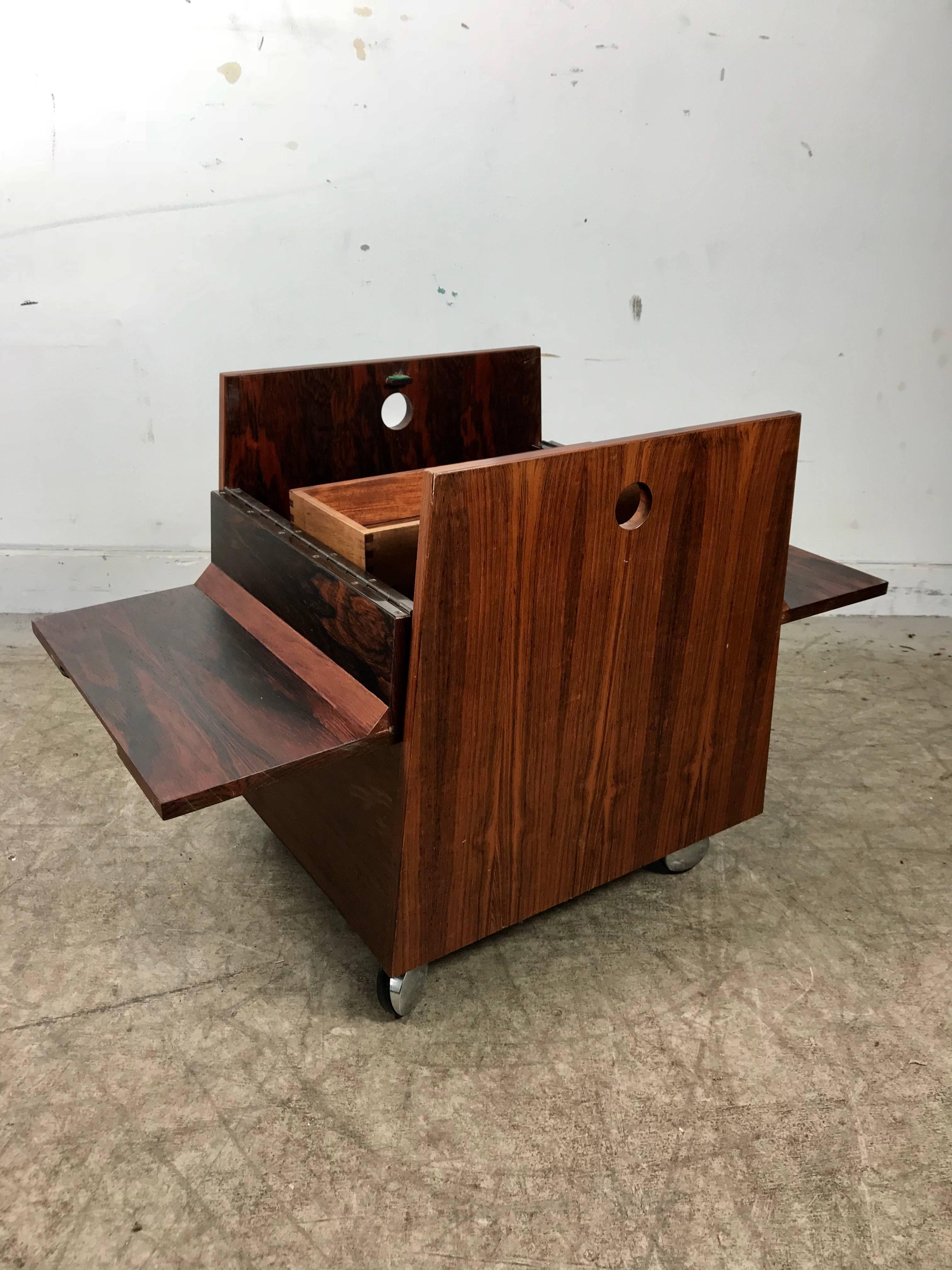 Gorgeous Rolf Hesland Rosewood Sewing Box by Bruksbo of Norway 3