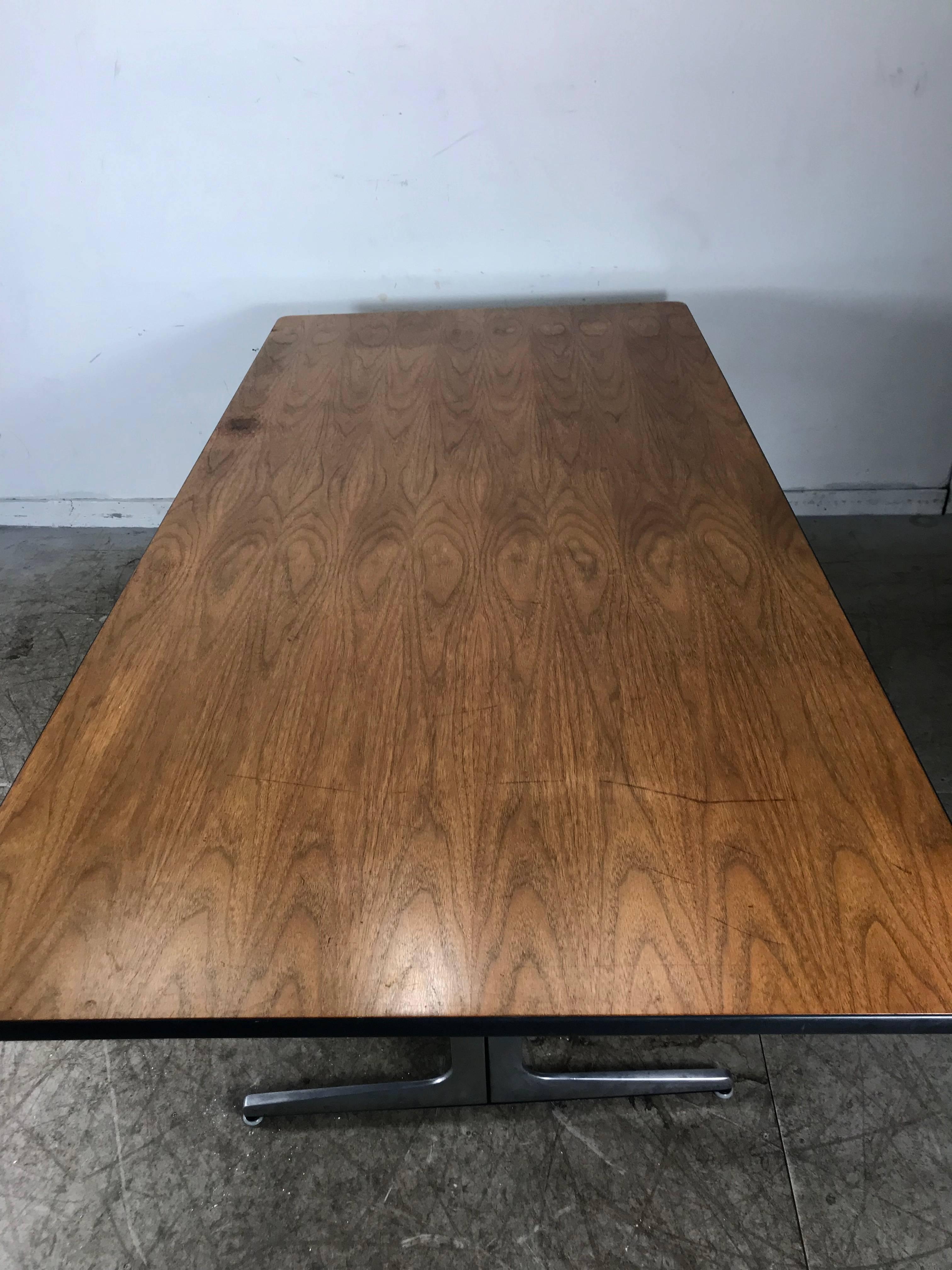 20th Century Elusive Modernist Action Office Desk or Table by George Nelson for Herman Miller For Sale